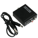 Digital Optical Toslink Coaxial signal to Analog L/R RCA Audio Adapter Converter