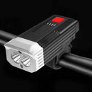 250LM 3 Mode LED Bicycle Front Light Waterproof USB Charging Headlight Lamp