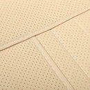 Car Seat Cover Summer Breathable PU Leather Cushion Front Chair Pad Beige hv2n