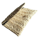 Women Straw Bag Elegant Female Braided Handbag Envelope Hasp Beach Bag For  N7C4