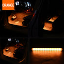 F8 RGB LED Car Interior Ambient Atmosphere Lights Sound Activated with Remote
