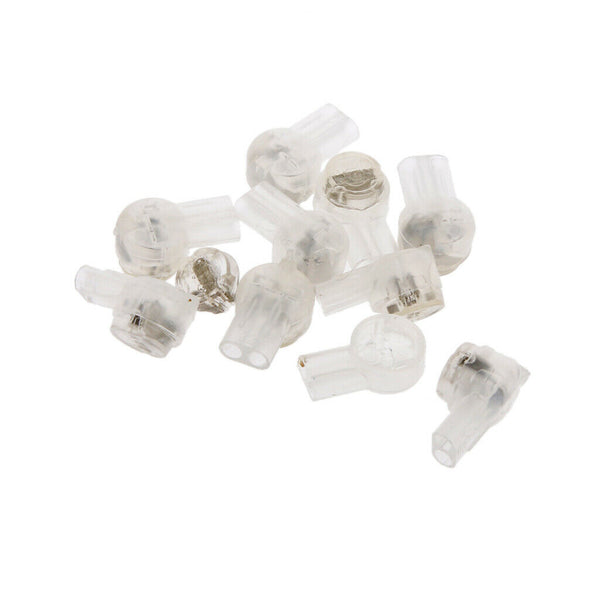 5x 10Pcs TELEPHONE CABLE REPAIR SPLICE JOINER 2 WIRE JELLY CRIMPS CONNECTORS