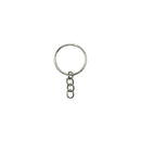 100Pcs Lobster Claw Clasp Hook Keychain Key ring DIY Making Jewelry Findings ME