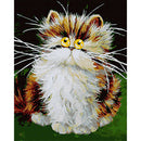 5D DIY Full Drill Diamond Painting Old Cat Cross Stitch Embroidery Mosaic