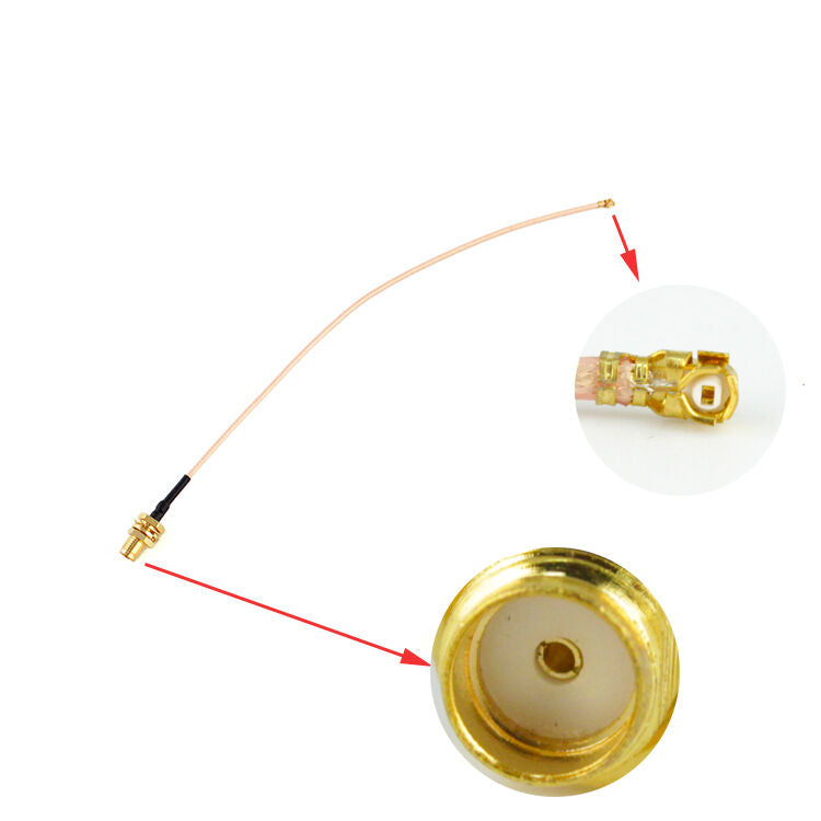 1 X RP SMA Female to uFL/u.FL/IPX/IPEX RF Coax Adapter RG178 Cable 10cm  JC,a