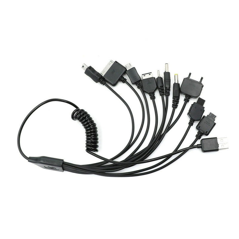 10 in 1 Universal Multi-Function Cell Phone Game USB Charger Charging Cable lj