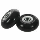 2set 45x19mm Luggage Suitcase / Inline Outdoor Skate Replacement Wheels Bla