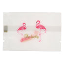 100pcs Flamingo Cookie Bag Candy Nougat Scrub Sealing Plastic Bag Party Gi3C