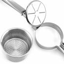 Potato Press Crusher Fruits Vegetables Juice Squeezer Masher Stainless Steel