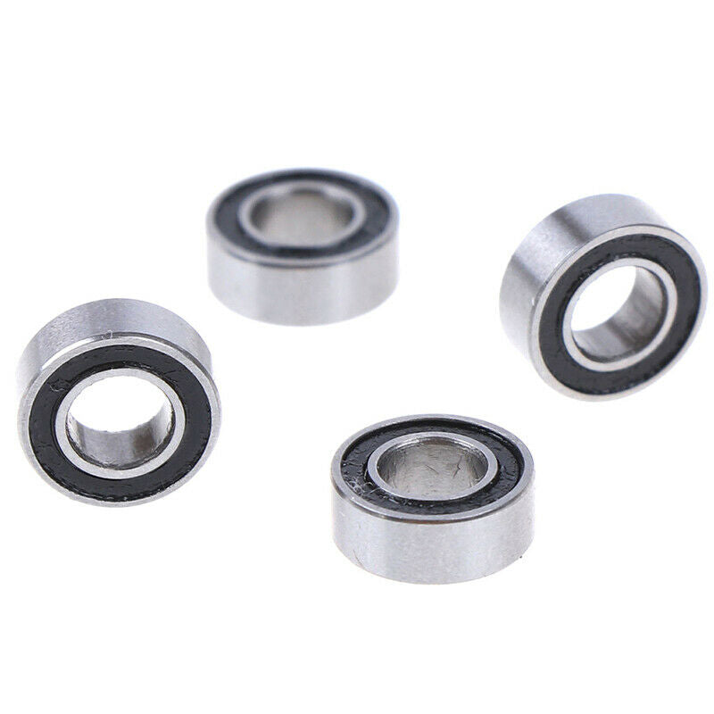 5Pcs Black 4*8*3mm MR84RS MR84-2RS 4x8x3mm rubber sealed ball beari Kw