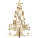 Have Yourself a Merry Little Christmas Holly Wood Plank Design Hanging Sign W9N5