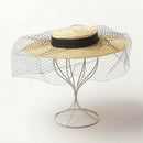 Straw Hat with Veil Female Sun Hat 2019 New Lady Holiday Hat Anti-Uv Fashio