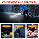 10000 Lumen Rechargeable Mountain Bike Lights Bicycle Torch Front + Rear Lamp !