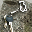 2pcs Outdoor Camping Backpack Carabiners Double Key Ring Hanging Padlocks