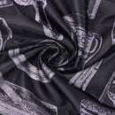 Black Hairdressing Cape Hair-Cut Salon Barber Nylon Cloth Wrap Protect Gown Apro