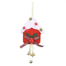 Creative Snowman Santa Claus Pendant Ultrasonic Non-Woven Tree Ornament (D) A