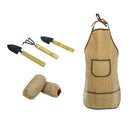 Set Garden Tools Waterproof Apron Spade Shovel Kits Flower Planted Kid Toys