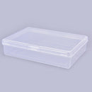 4pcs 10*7cm Transparent Plastic Boxes Playing Cards Container Storage CaseS Hn
