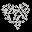 50X Charm Rhinestone Decoration Flower Design Nail Art Tips Manicure Accessories