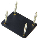 Golden 4 Holes Neck Plate W/ Screws For  Electric Guitar