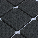 18 Pcs Square Shaped Black Foam Adhesive Protection Pad Mat for Chair Leg F4F1