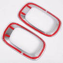 Car-Styling Abs Matt Chrome Car Seat Side Frame Cover Trim Accessories for  S6N6