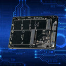 1*Mini PCI-E B/M-KEY M.2 NGFF & 2.5" mSATA SSD to SATA 3.0 Converter III To G3E5