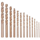13Pcs 1.5-6.5mm M35 Round Shank Cobalt Metric Twist Drill Spiral Drill Bit