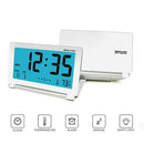 Travel Alarm Clock Lcd Mini Digital Desk Folding Electronic Alarm Table Clo T1G8