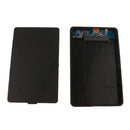 Black Plastic Enclosure Disk Case USB 3.0 SATA External 2.5 Inch SSD HDD