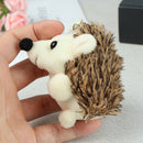 1PCS Cute Plush Hedgehog 7CM  Small Pendant  Mini Soft Stuffed Animal  lj