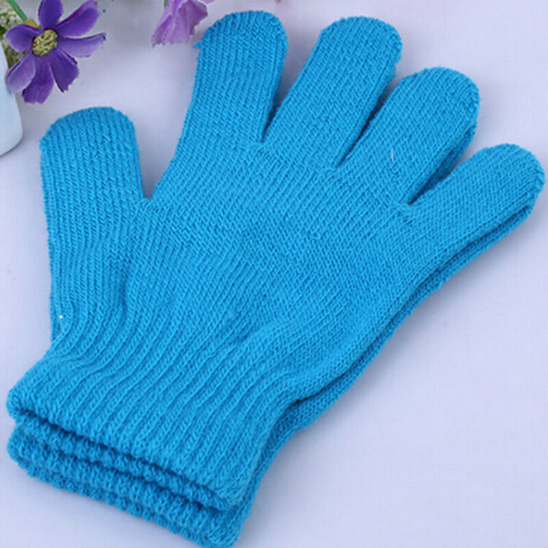 Best Children's Magic Gloves Baby Kids Gift Monochrome Knitted Gloves Random  Nw