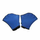 1 pair Swim Gloves Glove Swim swimming aid Blue M F4I2