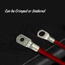 140x Car Copper Ring Lug Terminal Heat Shrink Tubing Battery Wire Connectors