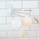 Practical Metal Wall Hanging Holder Towel Storage Rack Home Bathroom Shelf