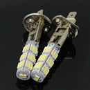 2x H1 LED 25-SMD Canbus Hyper White 6000K Headlight High Beam Head Light Bulb
