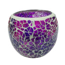 Mosaic Glass Tealight Candle Holder Candlestick for Wedding Home Decor_G