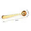 Sealing Clip Measuring Spoon Stainless Steel Sealer Clamp For Food Storage Bag