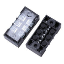 5 Pcs 3 Positions Dual Rows 600V 15A Wire Barrier Block Terminal Strip TB-1 U4E9
