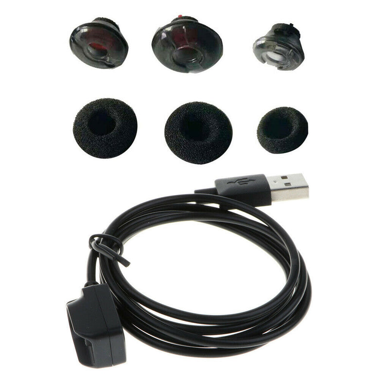 USB Charge Cable+Earbuds Gels for Plantronics Voyager Legend Bluetooth Headset