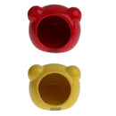 Ceramic Hamster Bed Comfortable Sleeping Small Animal Pet House Yellow