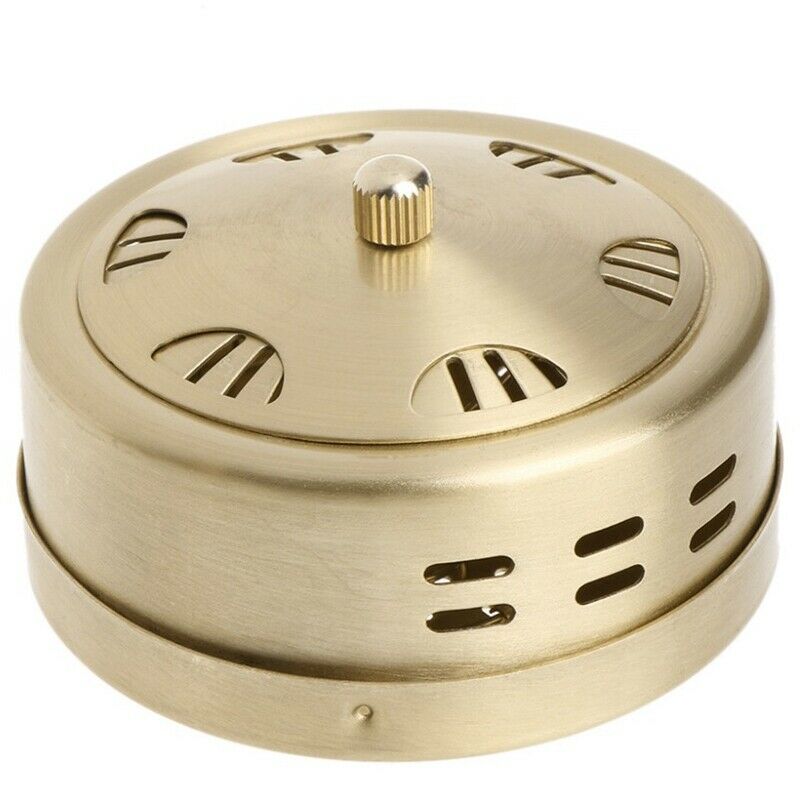 Portable Copper Acupuncture Moxa Box Moxibustion Therapy Moxa Stick Burner  A2W8