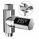 LED Display Electricity Celsius Flow Self-Generating Water Shower  Thermome B2I7