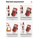 Digital LCD Multimeter Voltmeter Buzzer  Ammeter AC DC Current Circuit