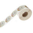 Autumn Floral Thank You Stickers - 1 inch Circle Labels / 500 Per Pack Q5I8
