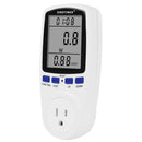 Plug in Power Meter Electricity Analyzer Monitor Voltage Wattmeter (US) A
