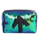 New Sequin Cosmetic Bag Color Reversible Sequin Pencil Bags Girls Cosmetic