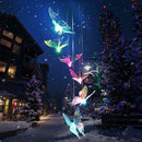 Color Changing 6 LED Garden Solar Light Outdoor Waterproof Butterfly Lamp