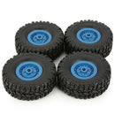 4Pcs Rubber Wheel Rim Tire Tyre for RC 1/16 Climbing Crawler Car WPL B-1/B-