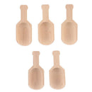 5Pcs 8cm Wooden Scoops Bath Salt Spoon Candy Flour Spoon Scoops Kitchen Uten Hn